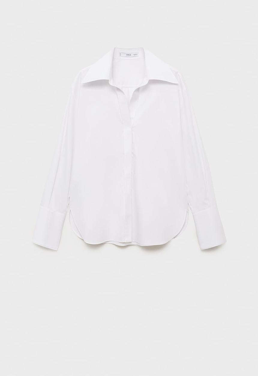 MANGO - Shirt Chyny - Natural