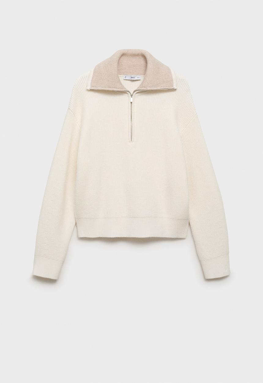 MANGO - Sweater Rizon - Light/Pastel Gray