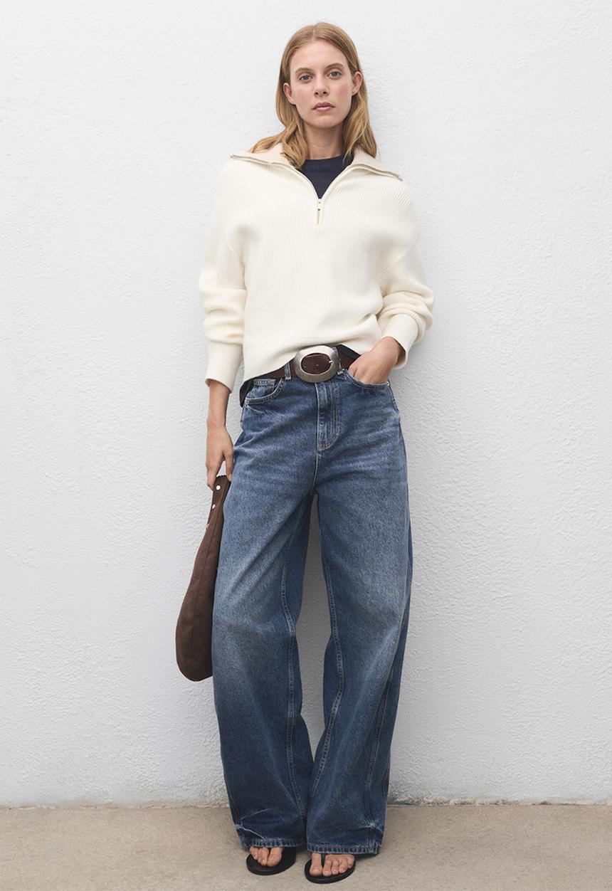 MANGO - Sweater Rizon - Light/Pastel Gray
