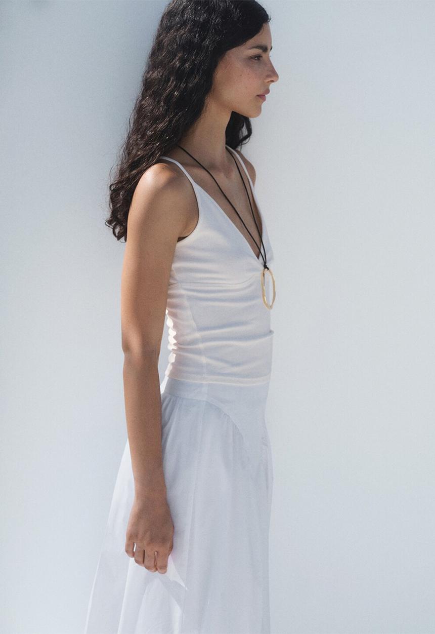 MANGO - Top Mel - Light Beige