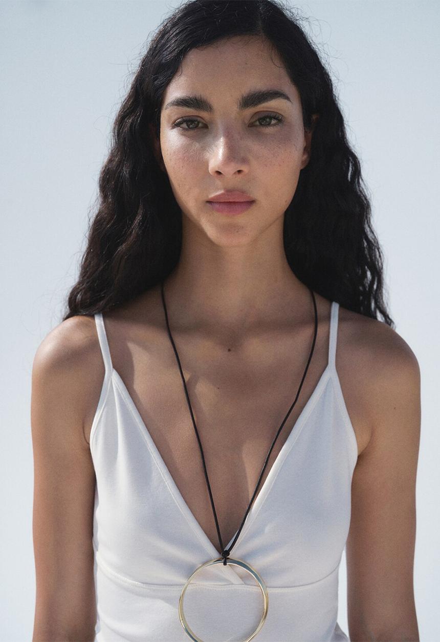 MANGO - Top Mel - Light Beige