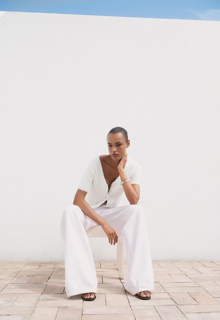 MANGO - Jacket Camila - White