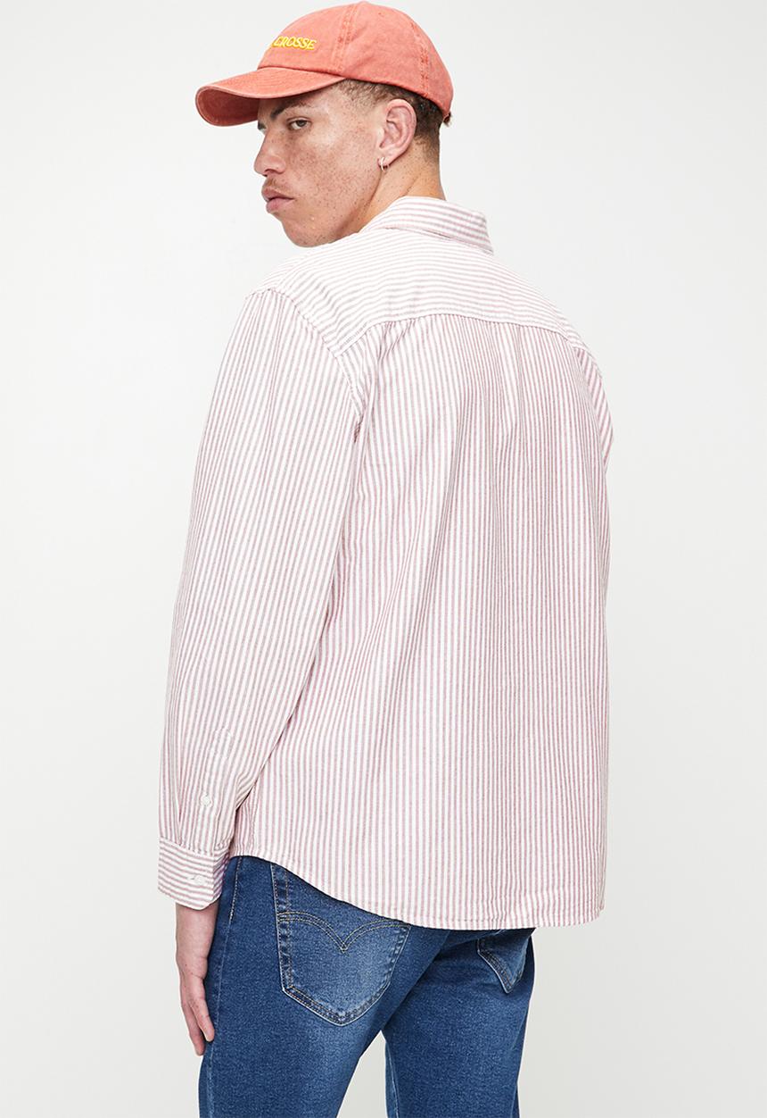 Levi’s® - Authentic Button Down - Waylon Stripe Russet Brown