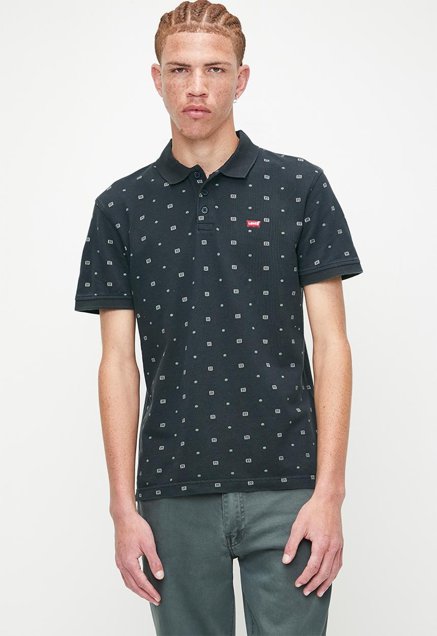 Levi’s® - Levis Hm Polo - Ebba Geo Jet Black Pique