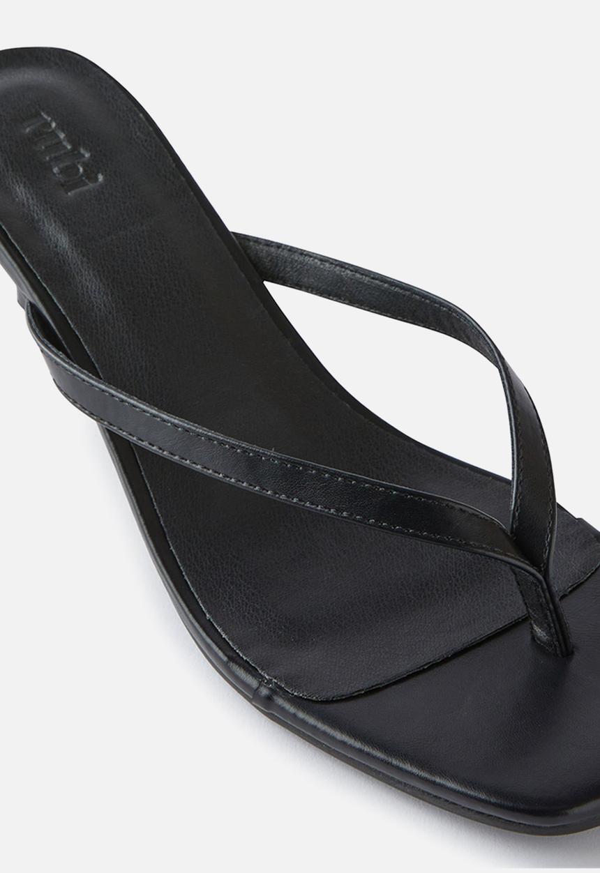 Cotton On - Eveeve flip flop kitten heel - black