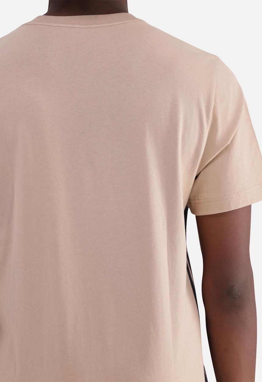 adidas Performance - Essentials 3-Stripes Single Jersey T-Shirt - Brown