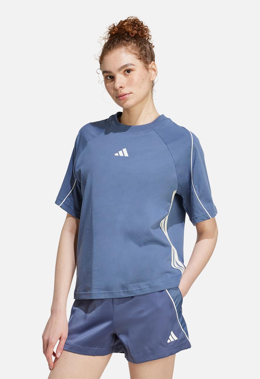 adidas Performance - W Stadium Tee - Blue/White