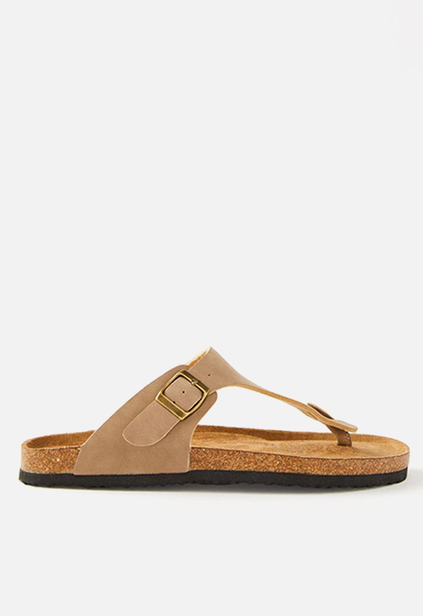 Cotton On - Rex slide - roebuck nubuck