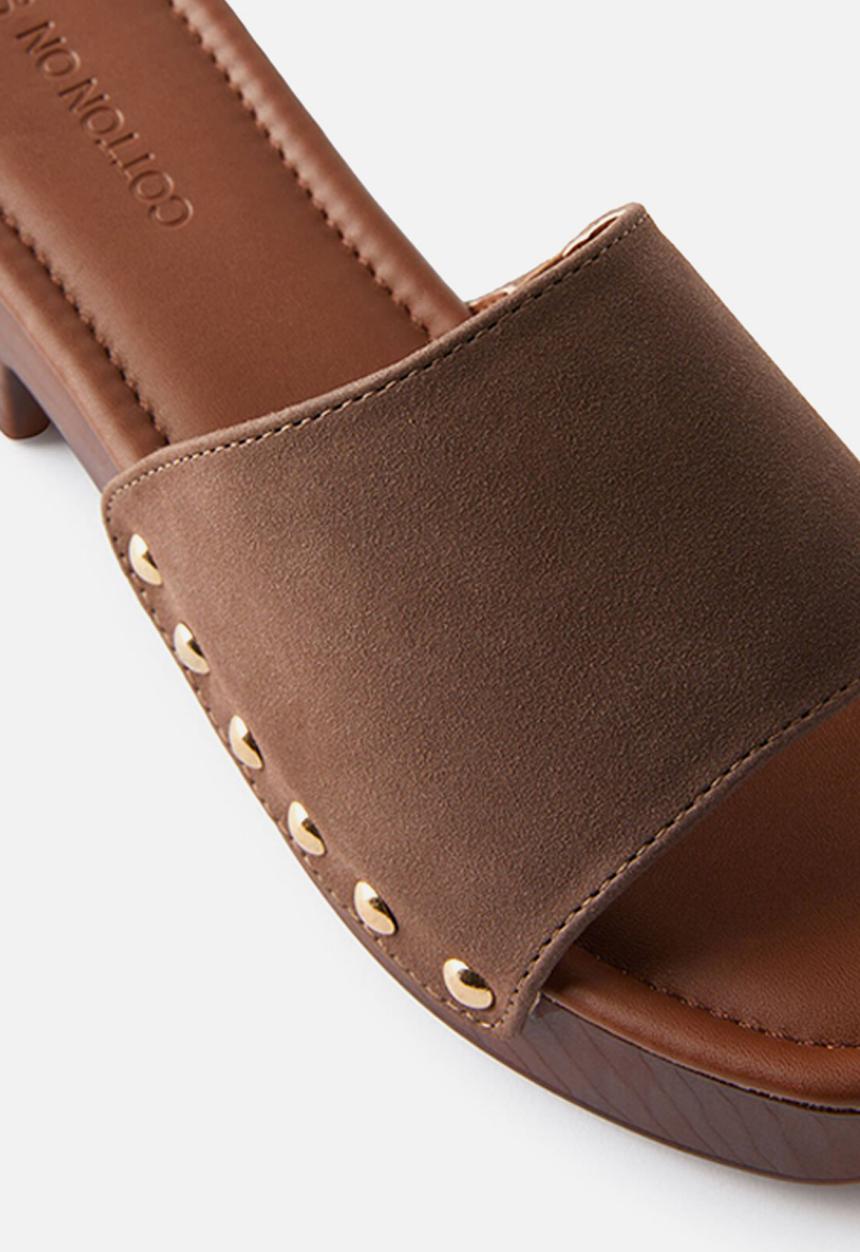 Cotton On - Coracora clog - brown