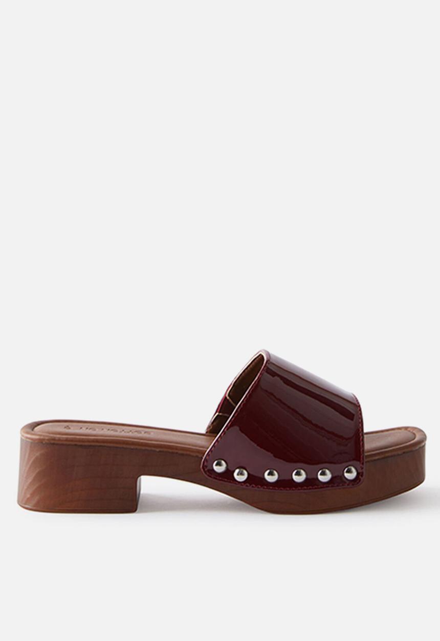 Cotton On - Cora clog - deep cherry patent