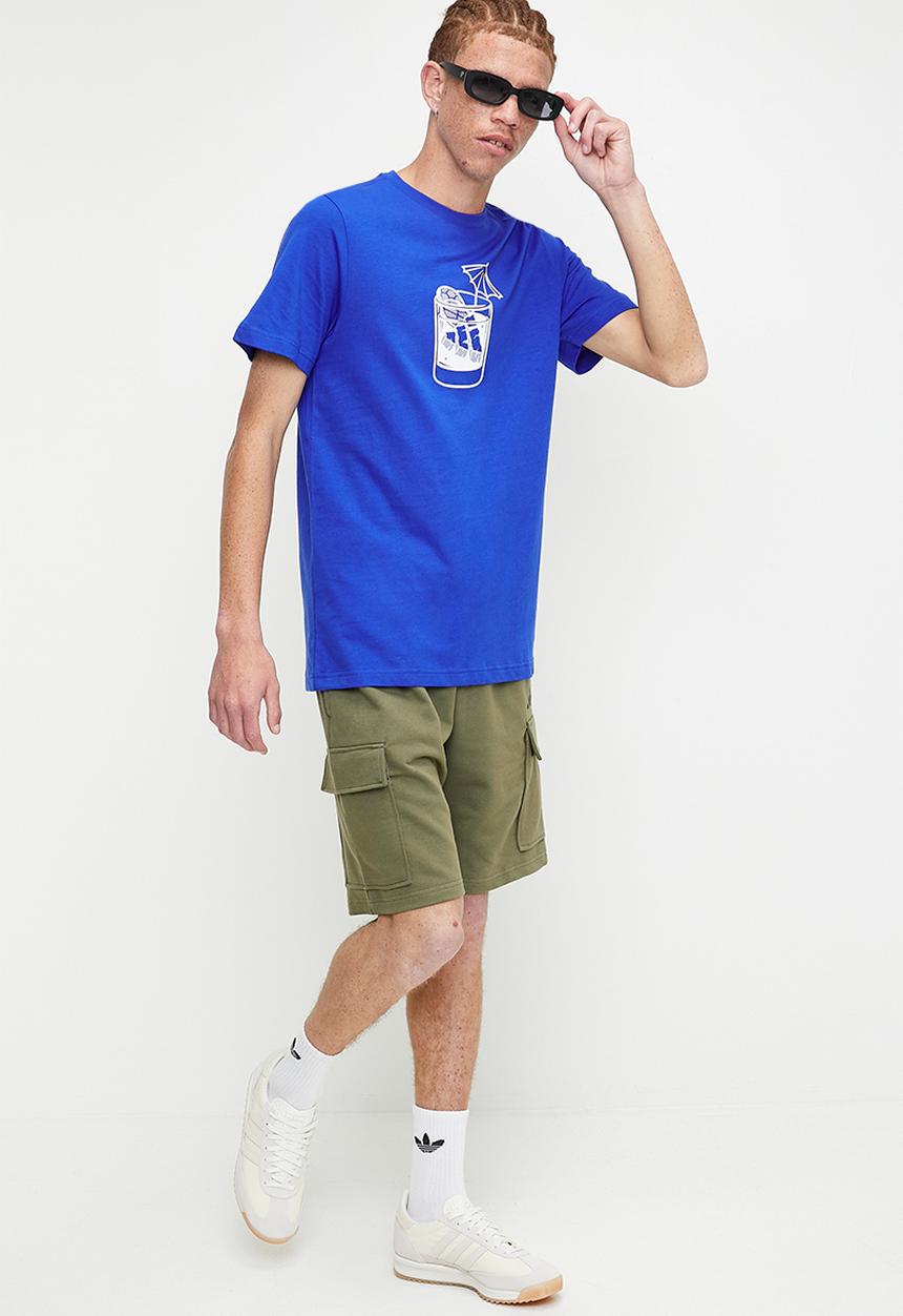 adidas Performance -  Drink Tee - Royal Blue