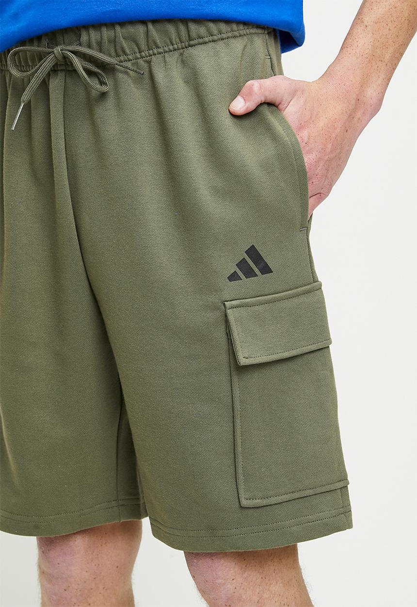 adidas Performance - Feelcozy Cargo Shorts  - Oli Green