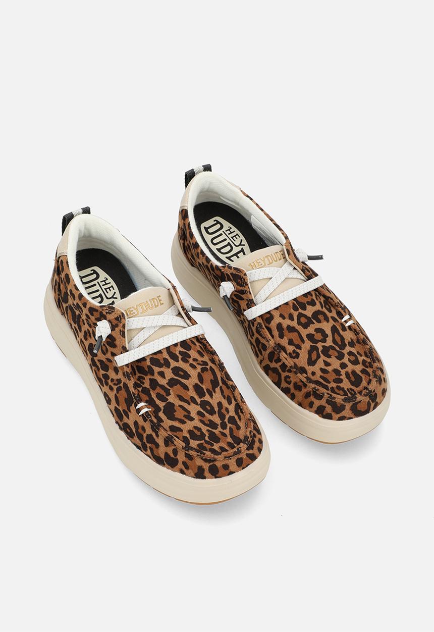 Hey Dude - Wendy nova classic - tan leopard
