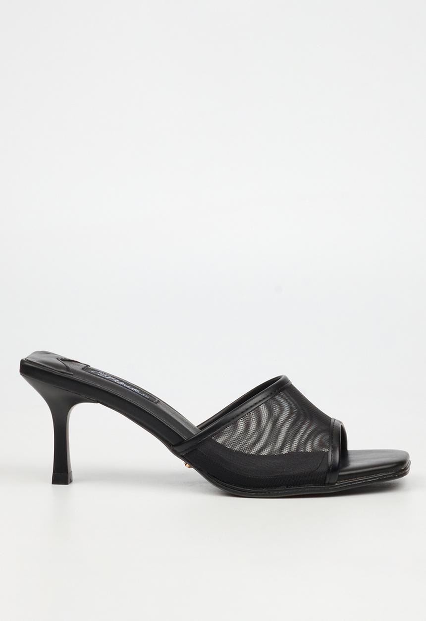 Miss Black - Gelato 5 mesh mule heel - black