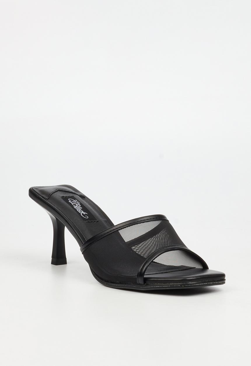 Miss Black - Gelato 5 mesh mule heel - black
