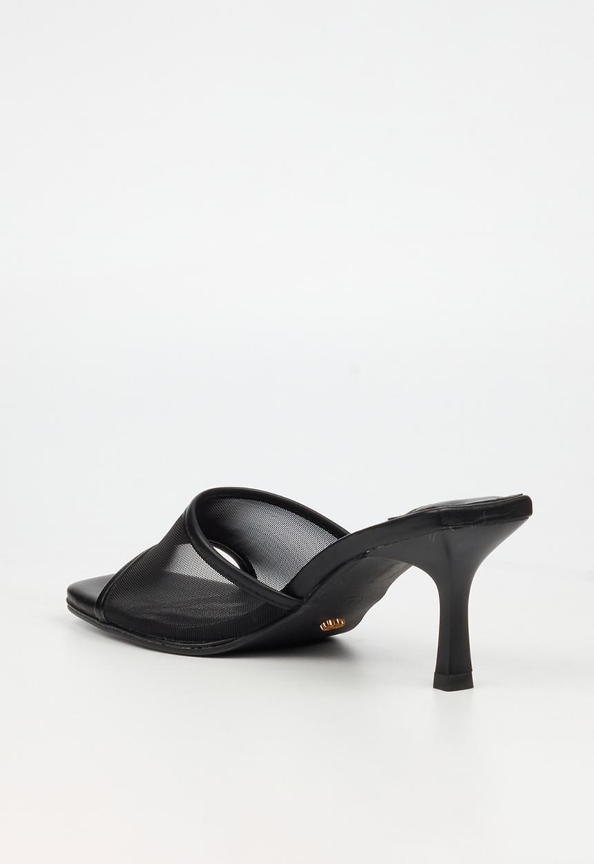 Miss Black - Gelato 5 mesh mule heel - black