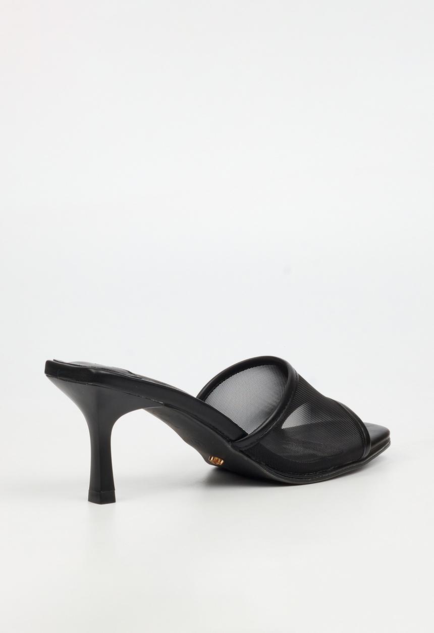 Miss Black - Gelato 5 mesh mule heel - black