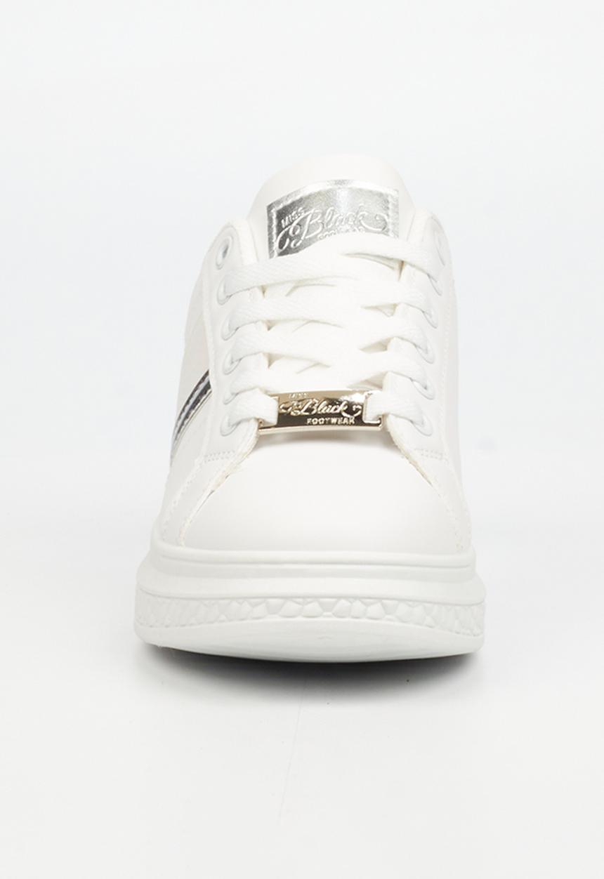 Miss Black - Lezan 1 low top sneaker - white
