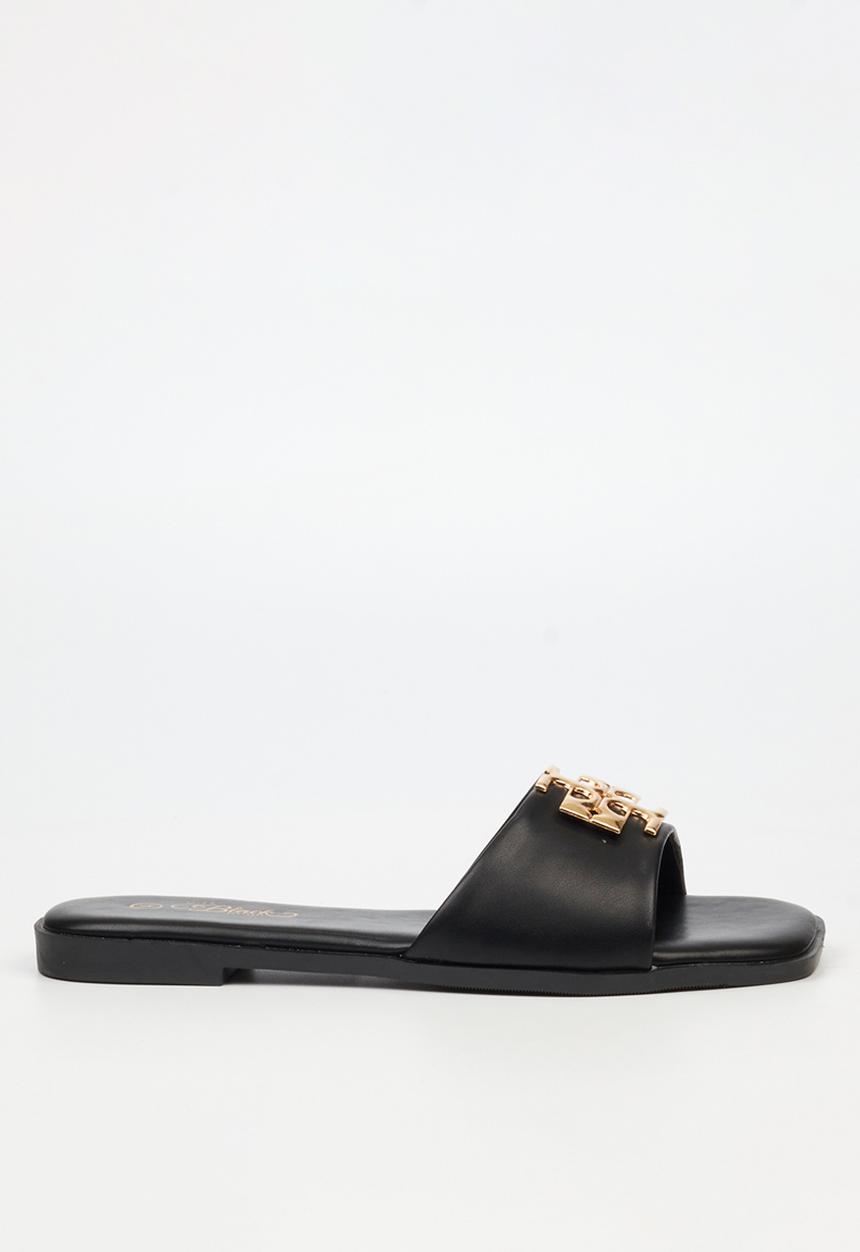 Miss Black - Naledi 1 flat sandal - black