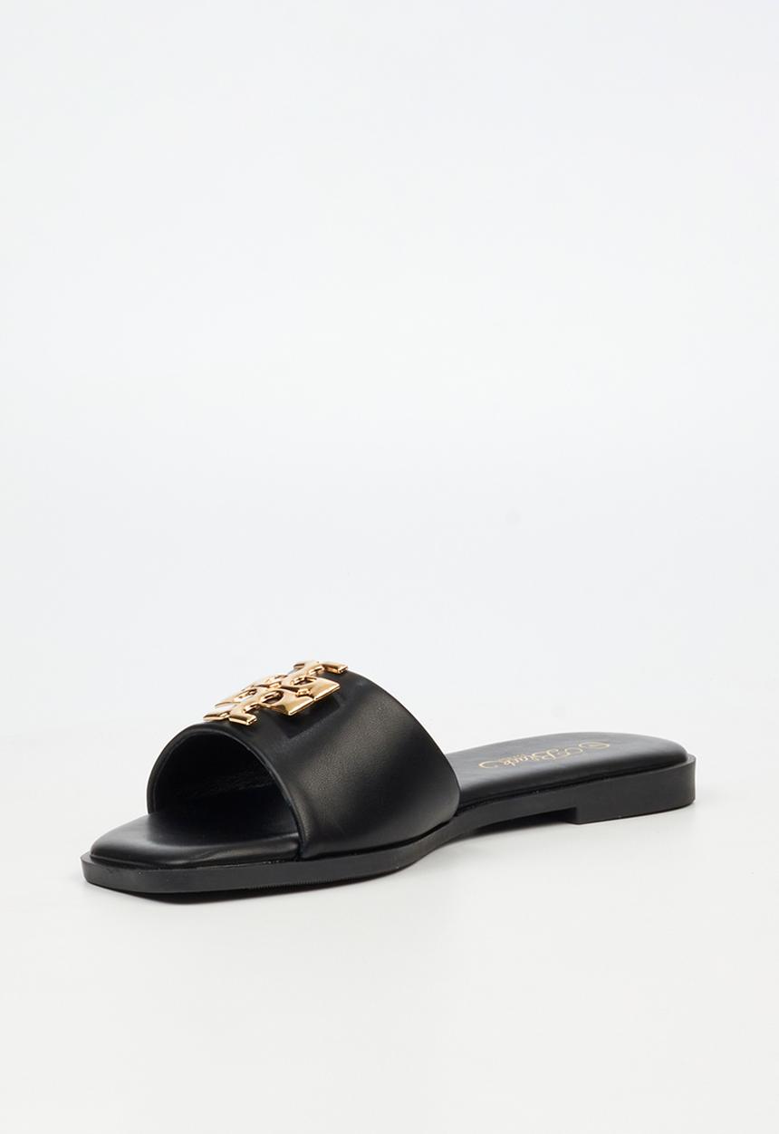 Miss Black - Naledi 1 flat sandal - black