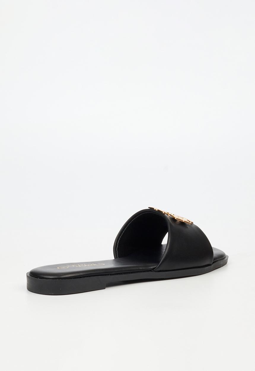 Miss Black - Naledi 1 flat sandal - black