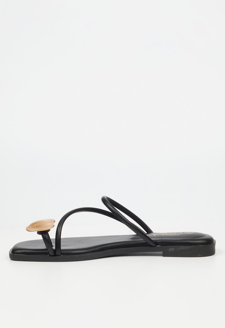 Miss Black - Naledi 4 flat sandal - black