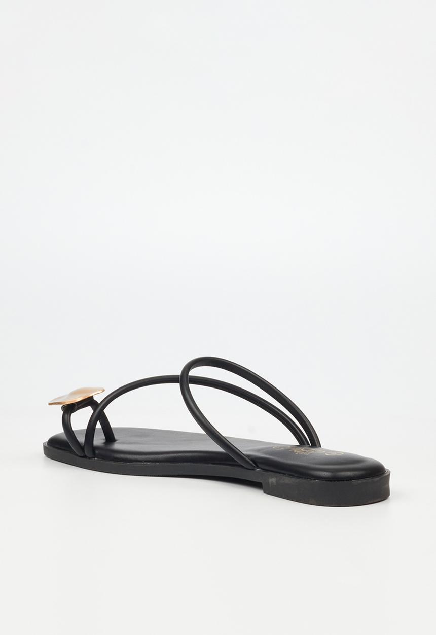 Miss Black - Naledi 4 flat sandal - black
