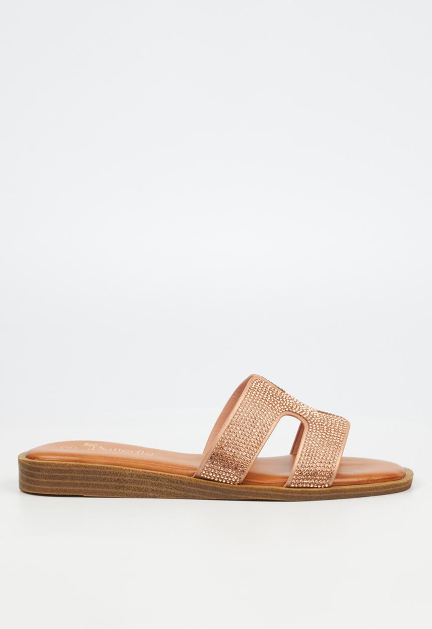 Butterfly Feet - Jacey 1 slide - rosegold