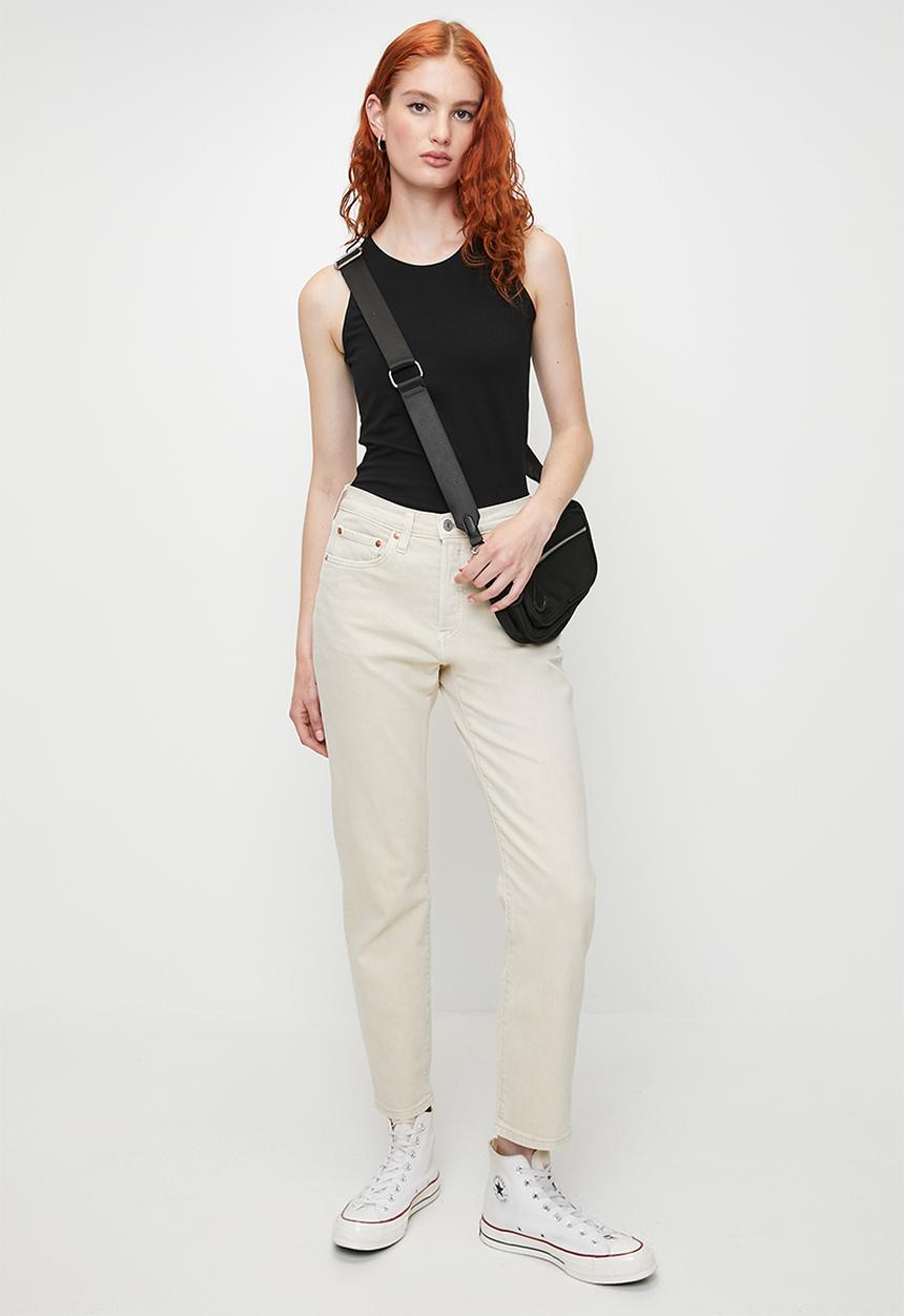 Brave Soul - Ladies Round Neck Bodysuit - Black