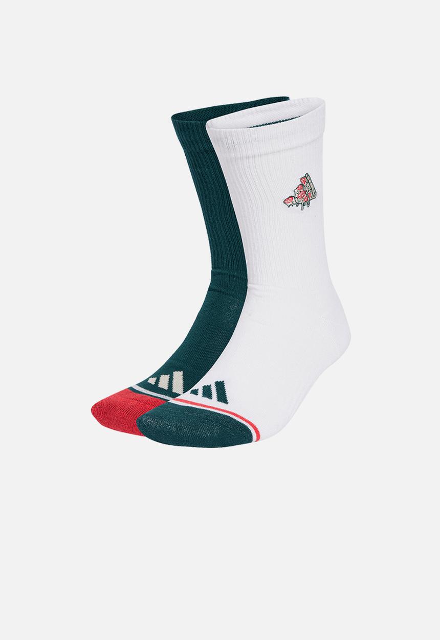 adidas Performance - PIZZA SOCK 2PP - white/aurora ivy/wonder white
