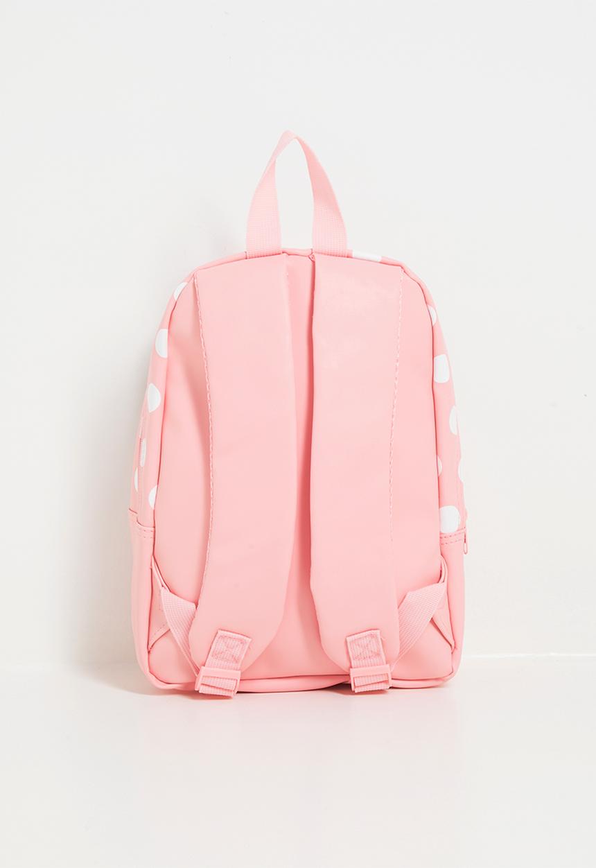 Pop Candy - Minnie top & front compartment backpack - pink/polka dots