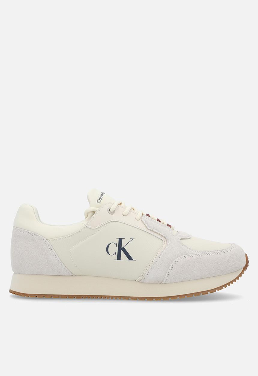 Calvin Klein - Runner Sock Laceup - Turtle Dove/Eggshell/Cinnamon