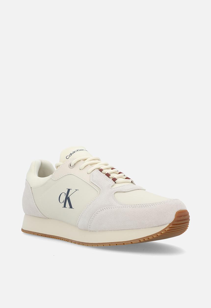 Calvin Klein - Runner Sock Laceup - Turtle Dove/Eggshell/Cinnamon