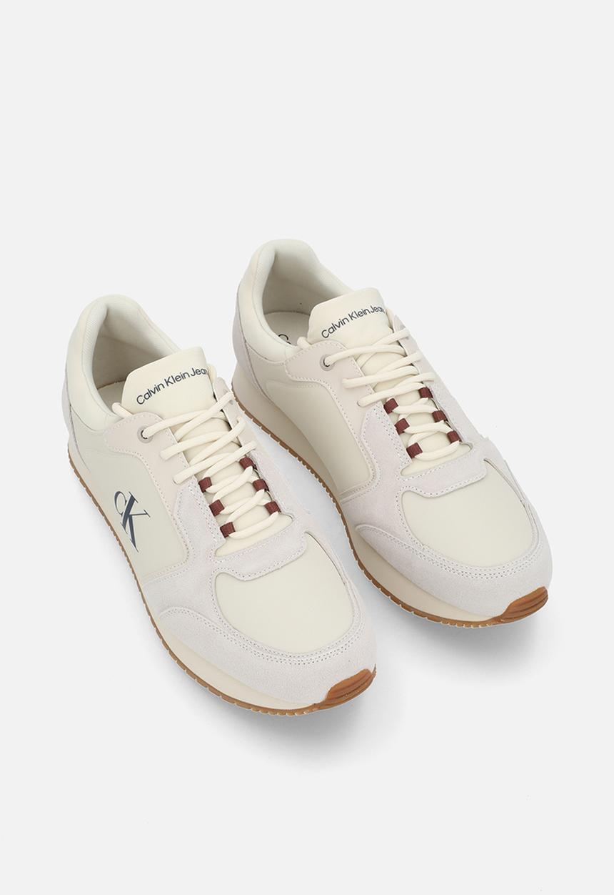 Calvin Klein - Runner Sock Laceup - Turtle Dove/Eggshell/Cinnamon