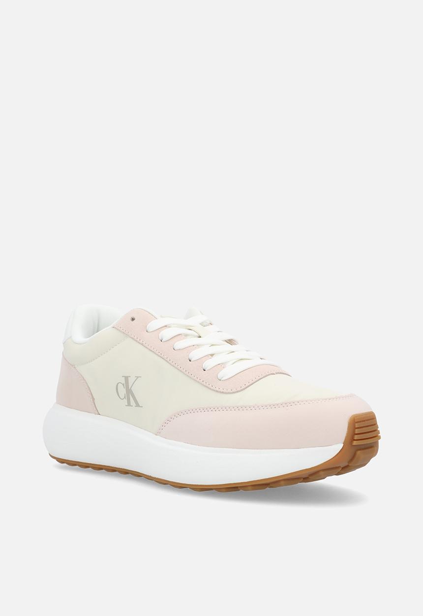 Calvin Klein - Athleisure Runner Laceup Mix - Creamy White/Whisper Pink/White