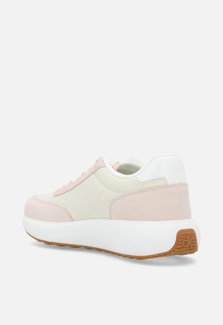 Calvin Klein - Athleisure Runner Laceup Mix - Creamy White/Whisper Pink/White