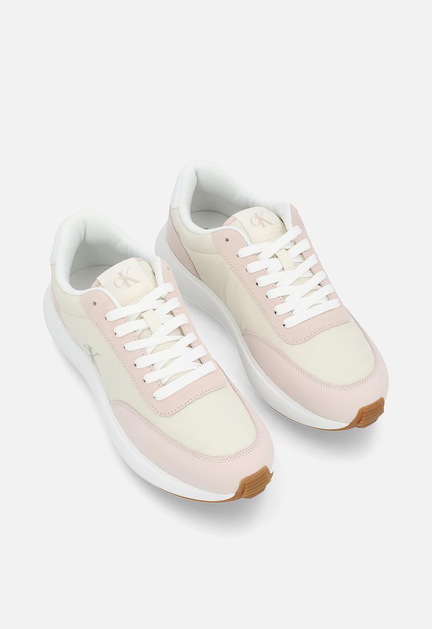 Calvin Klein - Athleisure Runner Laceup Mix - Creamy White/Whisper Pink/White
