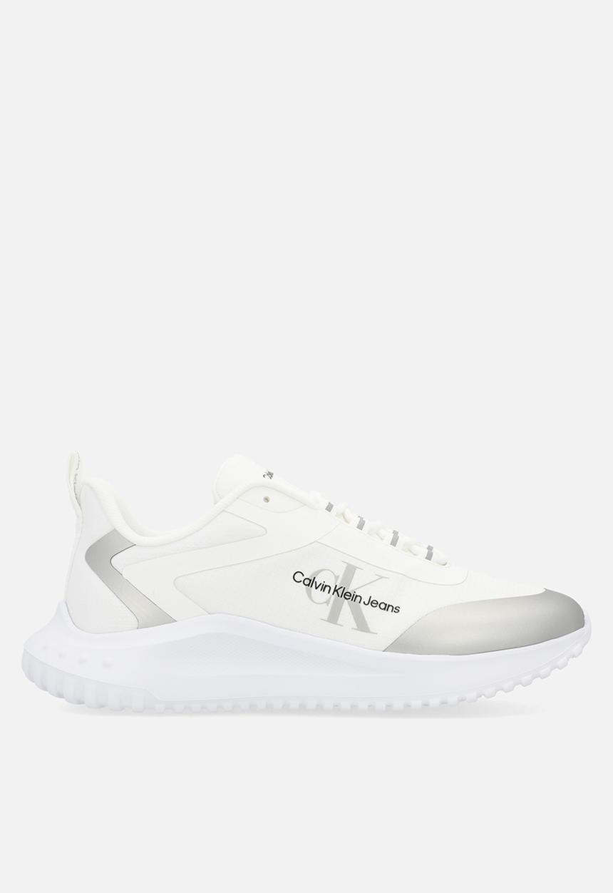 Calvin Klein - Eva Runner Low Lace Mix Ml Wn - Bright White/Silver