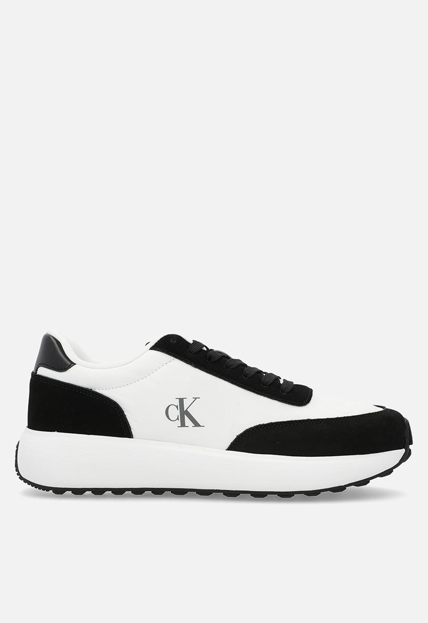 Calvin Klein - Athleisure Runner Laceup Mix - Bright White/Black