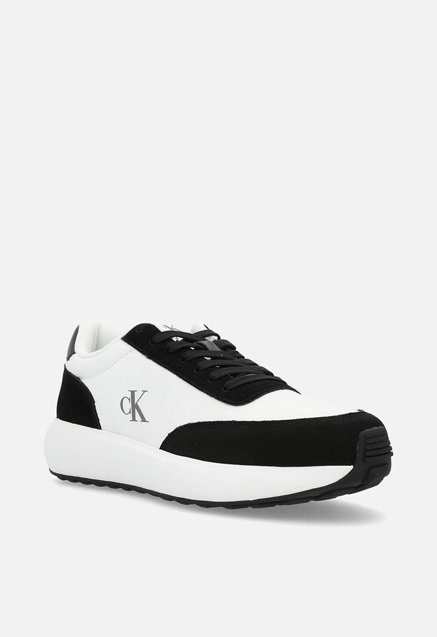 Calvin Klein - Athleisure Runner Laceup Mix - Bright White/Black