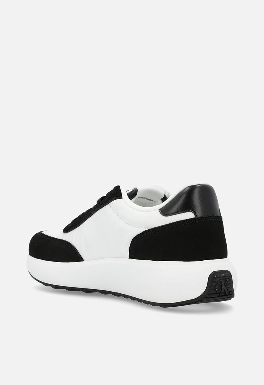 Calvin Klein - Athleisure Runner Laceup Mix - Bright White/Black