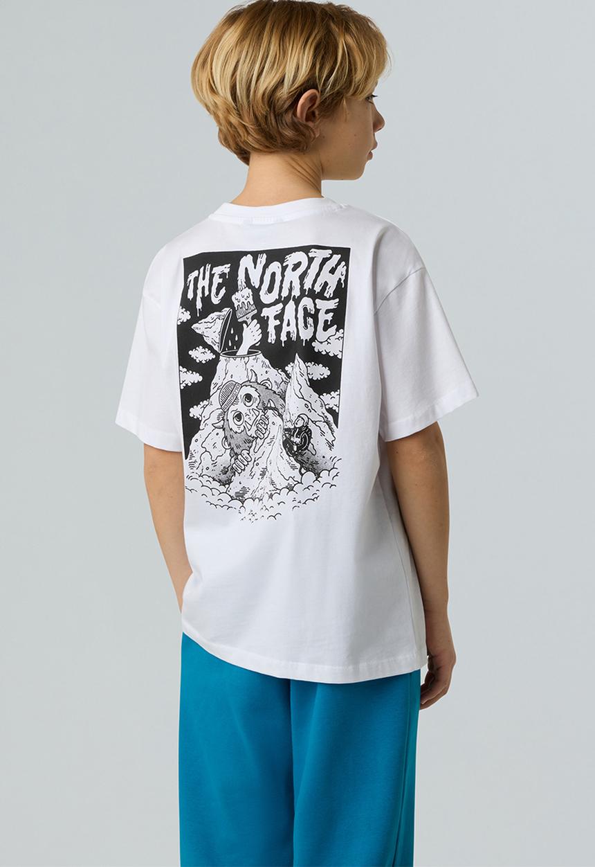 The North Face - B Short sleeve Tnf Sports Oversized Pocket Tee - tnf white