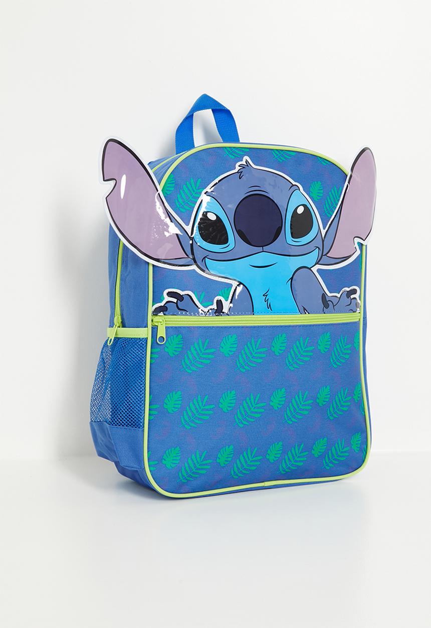 Pop Candy - Stitch 3D novelty backpack - blue/tropical leaf print