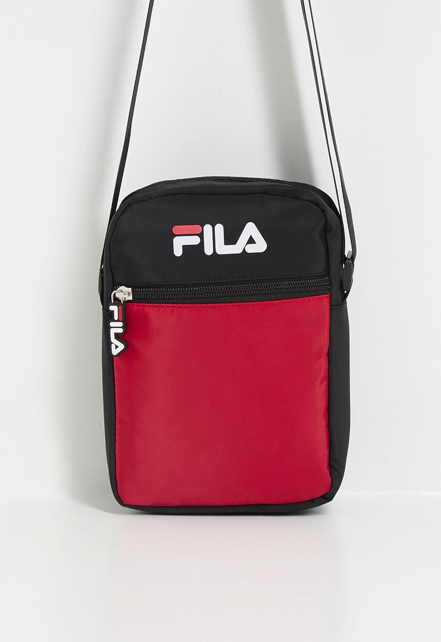 FILA - Twitch side bag - black/red