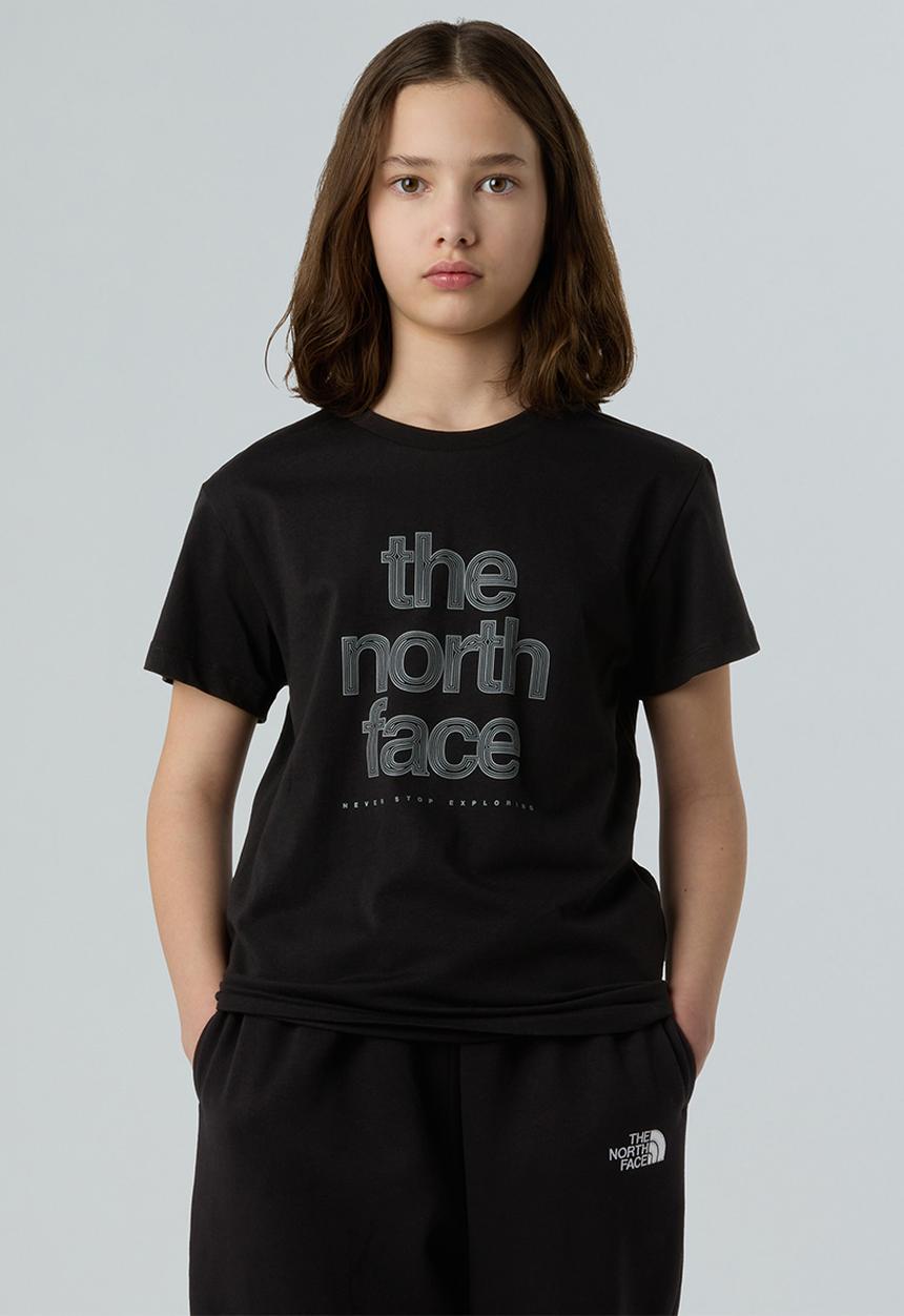 The North Face - G Short sleeve Reflective Logo Relaxed Tee - Tnf Black