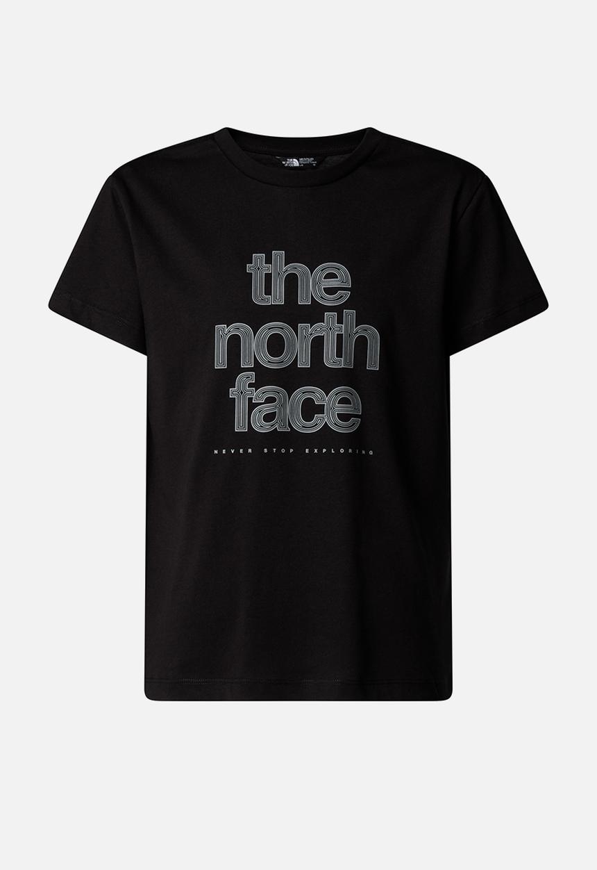 The North Face - G Short sleeve Reflective Logo Relaxed Tee - Tnf Black