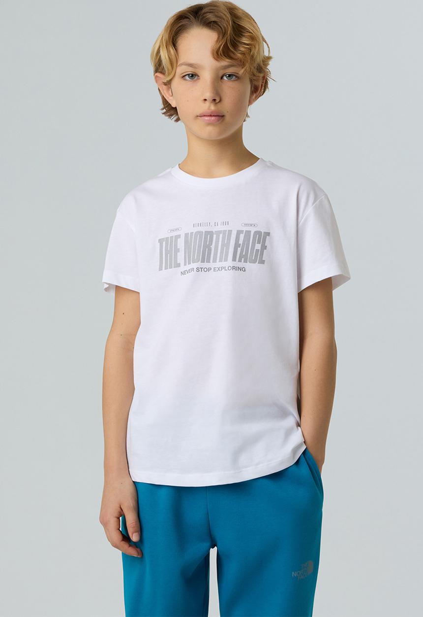 The North Face - B Short sleeve Reflective Logo Relaxed Tee - Tnf White