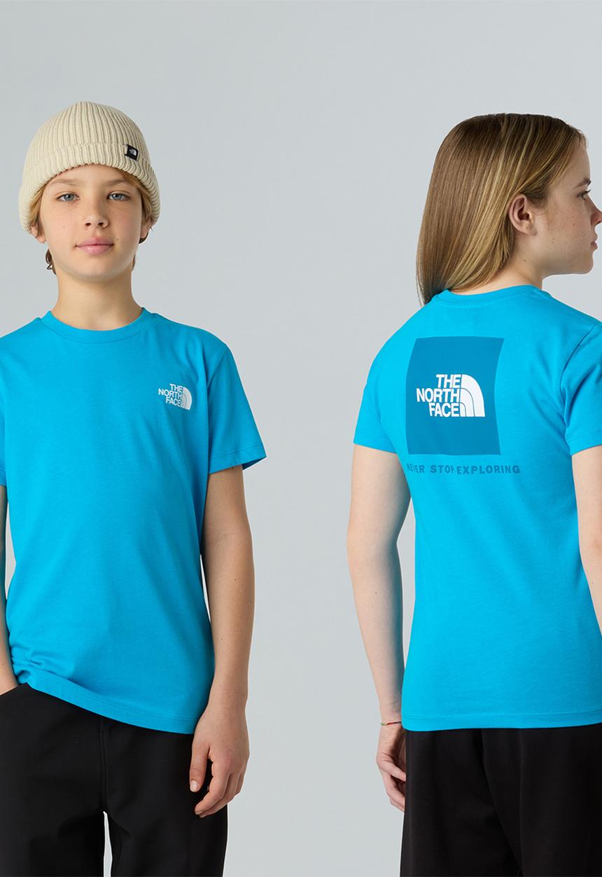 The North Face - Teen Box Nse short sleeve Tee - Meridian Blue