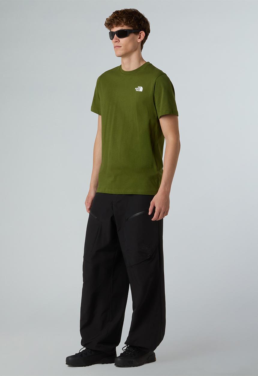 The North Face - S/S Box Nse Tee - Woodland Green-TNF Black (DIW)