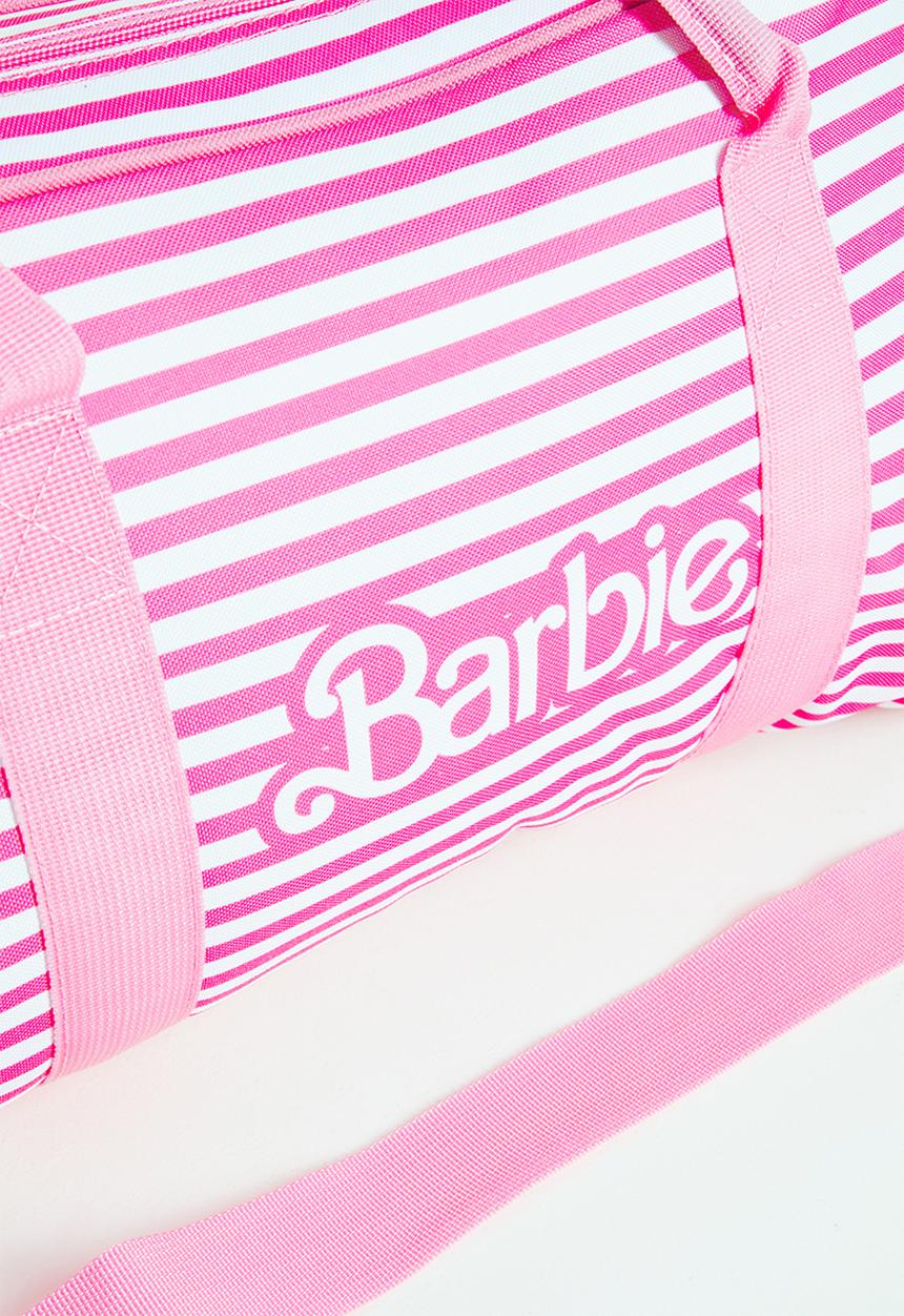 Pop Candy - Barbie duffle bag - pink stripe